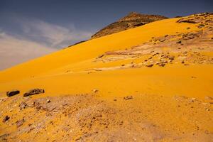 Landscape of sahara desert in Algeria, Africa photo