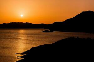 photo with beautiful landscape from the island of Sardinia, Italy