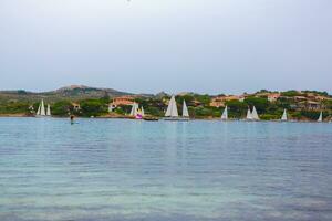 photo with beautiful landscape from the island of Sardinia, Italy