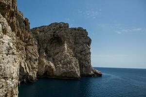 photo with beautiful landscape from the island of Sardinia, Italy