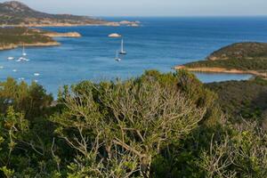 photo with beautiful landscape from the island of Sardinia, Italy