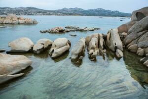 photo with beautiful landscape from the island of Sardinia, Italy