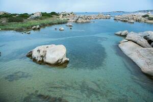 photo with beautiful landscape from the island of Sardinia, Italy