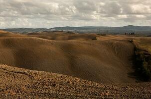 fertile arable land ready for agriculture in Europe photo