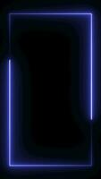 neon telaio verticale sfondo v3 video