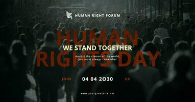 social media ads for human rights design template ideas