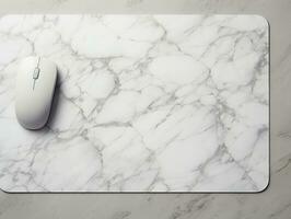 AI generated Ergonomic Mouse Pad Mockup for Comfortable Computing - AI Generated photo