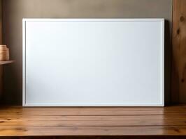 AI generated Interactive Whiteboard Mockup for Creative Ideas - AI Generated photo