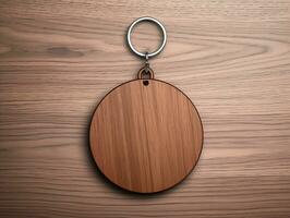 AI generated Custom Keychain Mockup for Personal and Promotional Use - AI Generated photo