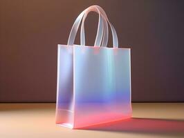 AI generated Eco-Friendly Tote Bag Mockup for Shopping and Branding - AI Generated photo