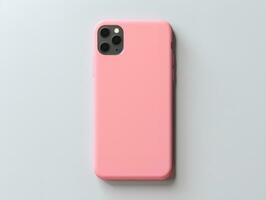 AI generated Sleek Phone Case Mockup for Smartphone Protection - AI Generated photo