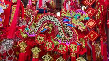 Drachen Dekoration auf Chinesisch Neu Jahr video