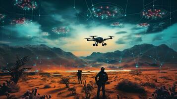 AI generated AI-Enhanced Cybersecurity Threat Detection AI Generated photo