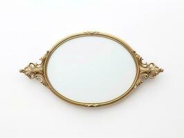 AI generated Elegant Compact Mirror Mockup for Beauty and Accessories - AI Generated photo