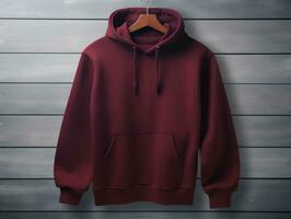 AI generated Stylish Hoodie Mockup for Fashion and Casual Wear - AI Generated photo