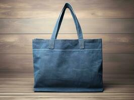 AI generated Eco-Friendly Tote Bag Mockup for Shopping and Branding - AI Generated photo