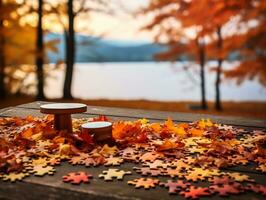AI generated Engaging Custom Puzzle Mockup for Fun and Learning - AI Generated photo