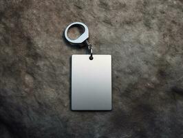 AI generated Custom Keychain Mockup for Personal and Promotional Use - AI Generated photo