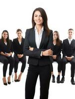 AI generated Female Business Manager in Corporate Setting, AI Generated photo