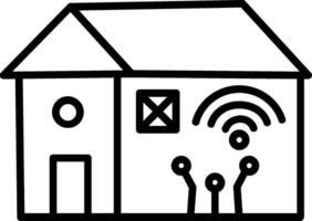 Smart House Vector Icon