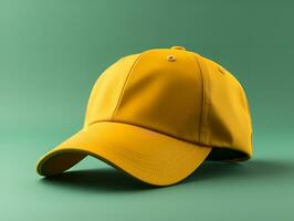 AI generated Trendy Baseball Cap Mockup for Sports and Streetwear - AI Generated photo