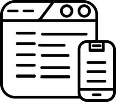 Responsive Vector Icon
