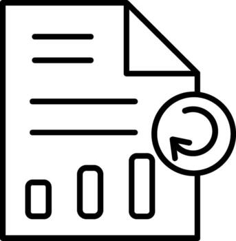 Refresh Data Vector Icon