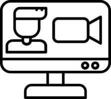 Video Call Vector Icon