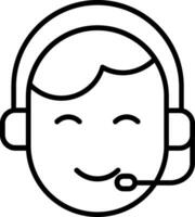 Customer Service Agent Vector Icon