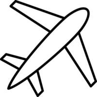 icono de vector de avión