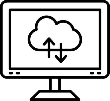 Cloud Computing Vector Icon