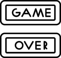 Game over Vector Icon