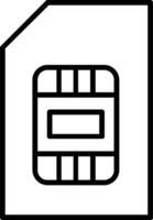 sim Vector Icon