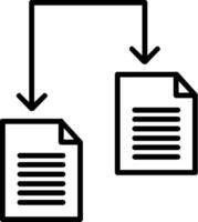 File Sharing Vector Icon