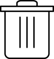 Bin Vector Icon