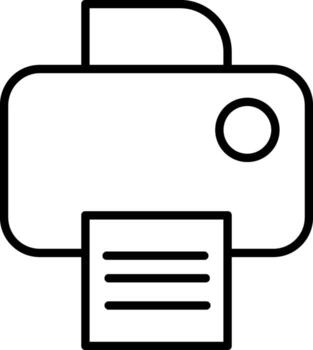 Printer Vector Icon
