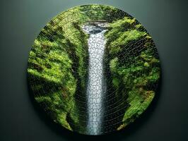 AI generated Engaging Custom Puzzle Mockup for Fun and Learning - AI Generated photo