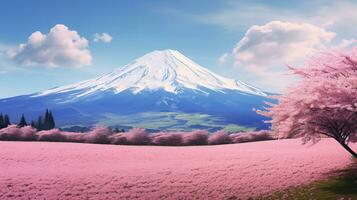 AI generated Springtime Cherry Blossom Splendor - AI Generated photo