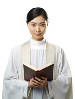 AI generated Compassionate Female Priest, AI Generated photo