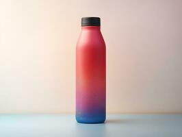 AI generated Dynamic Sports Water Bottle Mockup - AI Generated photo