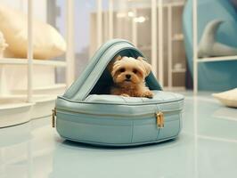AI generated Cozy Pet Bed Mockup for Home and Pet Stores - AI Generated photo