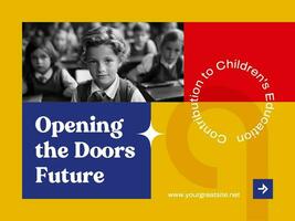 Opening the Doors Future Presentation template