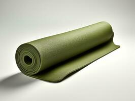 AI generated Tranquil Yoga Mat Mockup for Wellness and Fitness - AI Generated photo