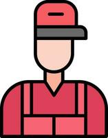 Delivery Boy Vector Icon