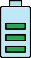 Battery Charged Vector Icon