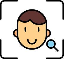 Face Scanner Vector Icon