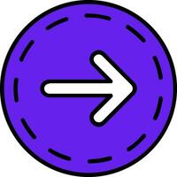 Right Arrow Vector Icon