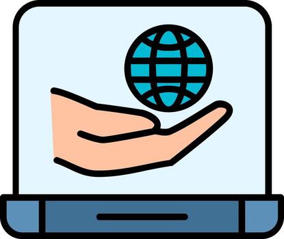 globe netwrok Vector Icon