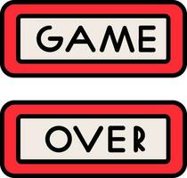 Game over Vector Icon