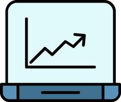 Progress Chart Vector Icon